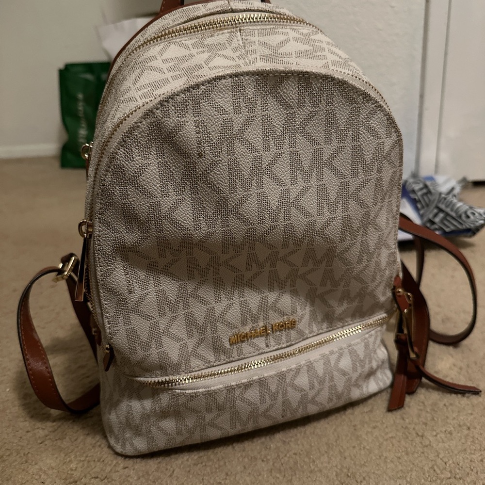 Micheal Kors backpack. Gently used, flexible on pricing